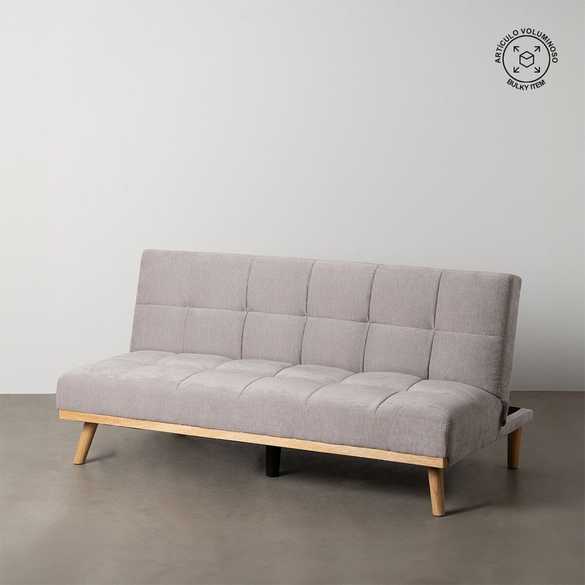 Sofá Cama Gris Natural 178 x 94 x 86 cm